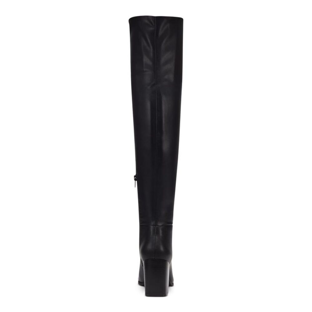 INC Womens Black Flexible Sole Windee Almond Toe Block Heel Heeled Boots 10 M - Picture 3 of 4